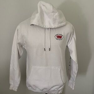 BRIXTON X COORS BANQUET ANNIVERSARY FLEECE PULLOVER HOODIE